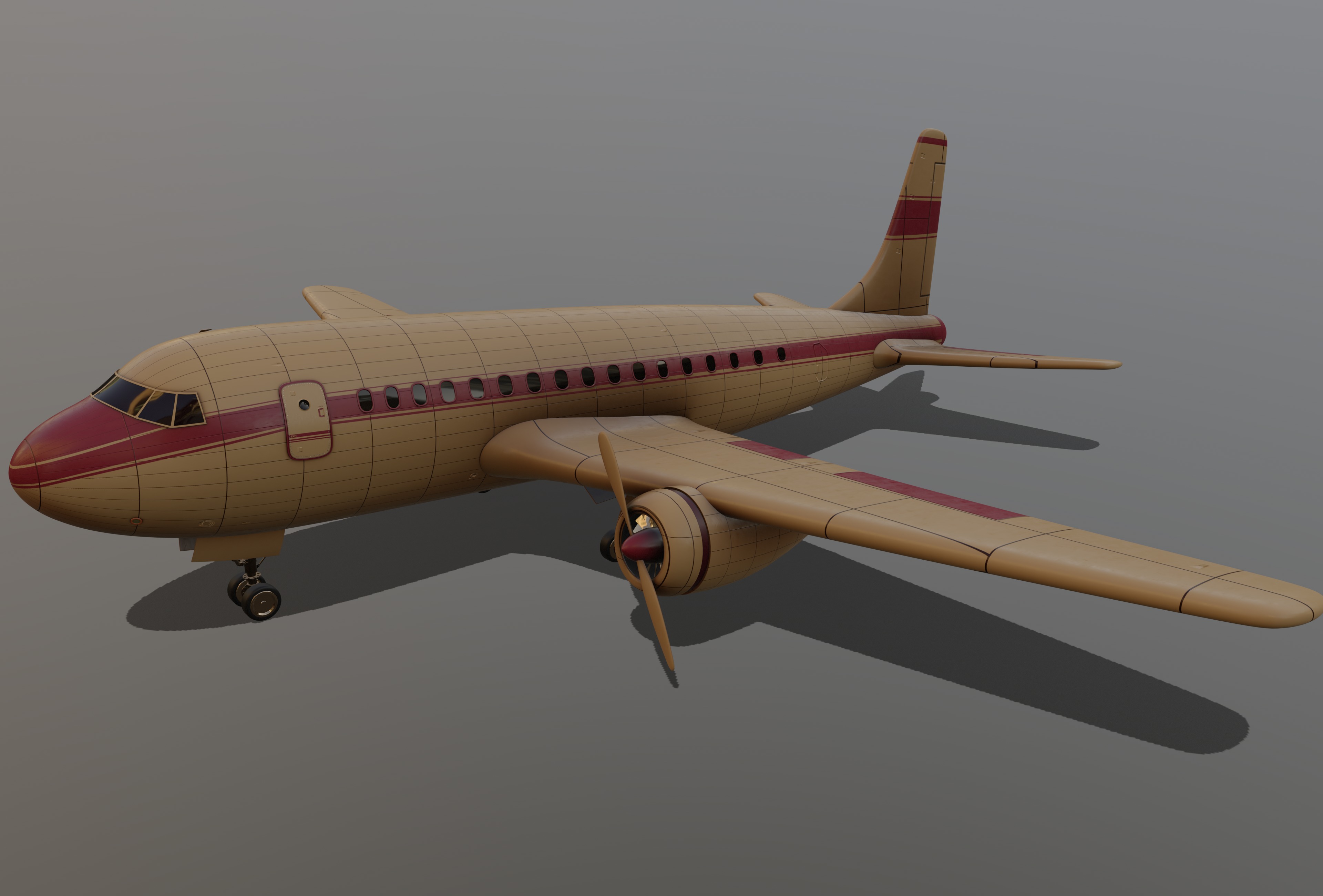 Commercial Airliner 3D model_10