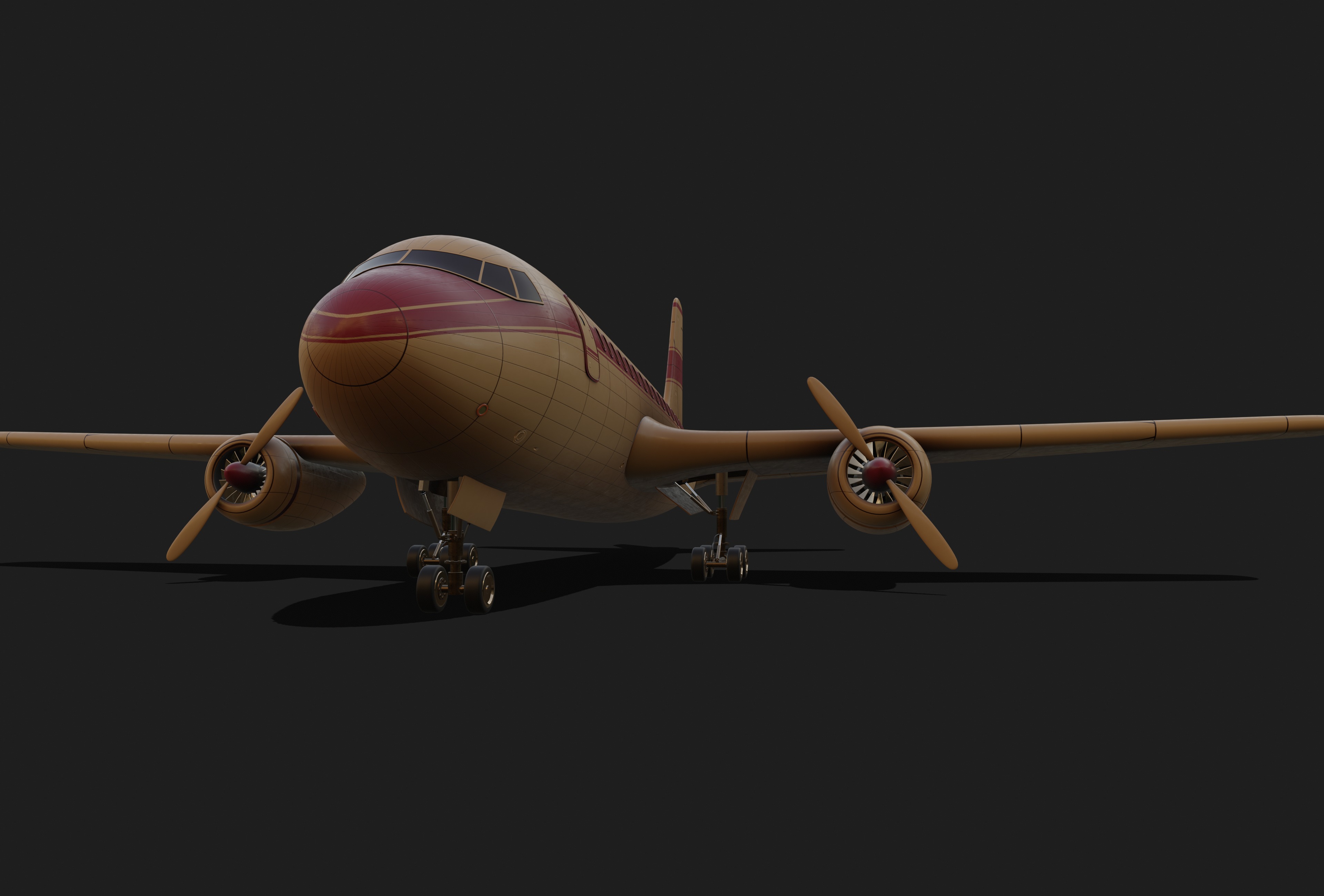 Commercial Airliner 3D model_6