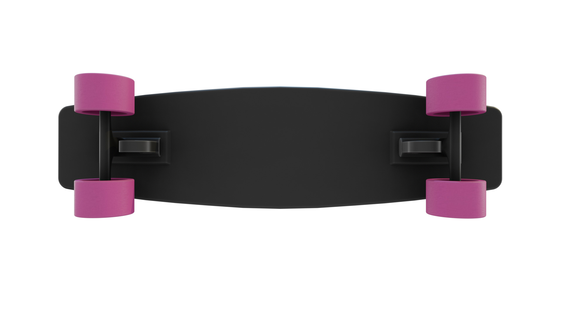 Penny Board Low-poly 3D model_6