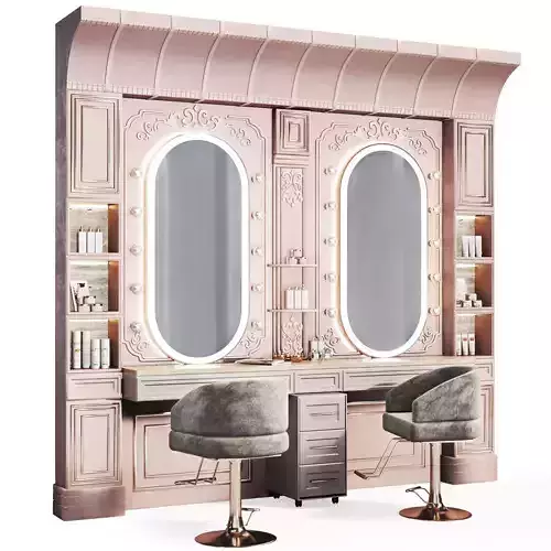 Beautysalon015   classic style Low-poly 3D model