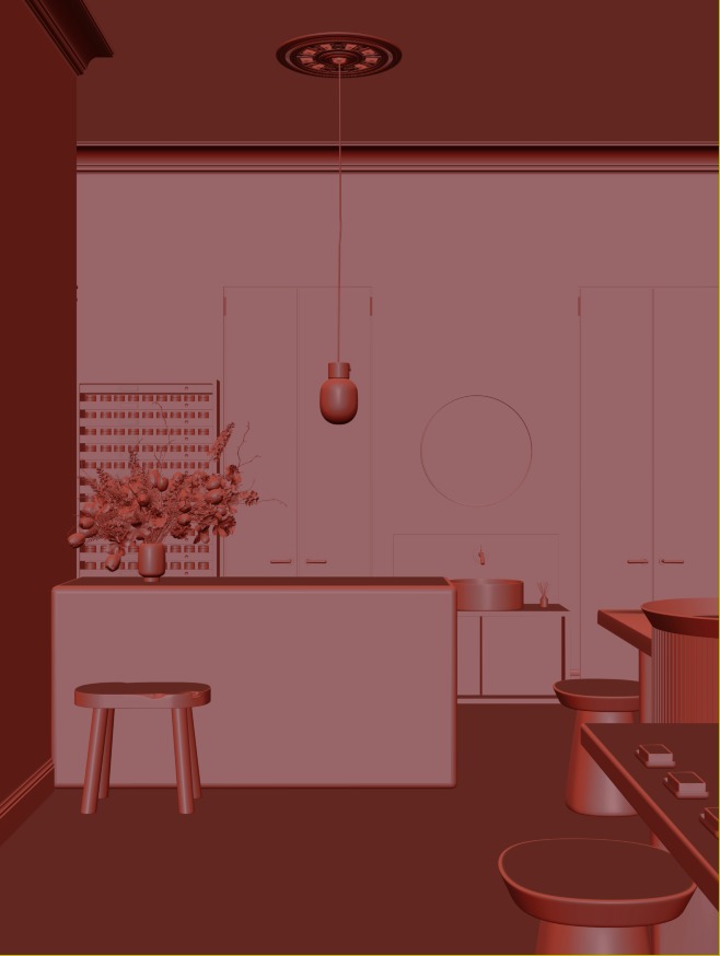 Commercial space 3D model_12