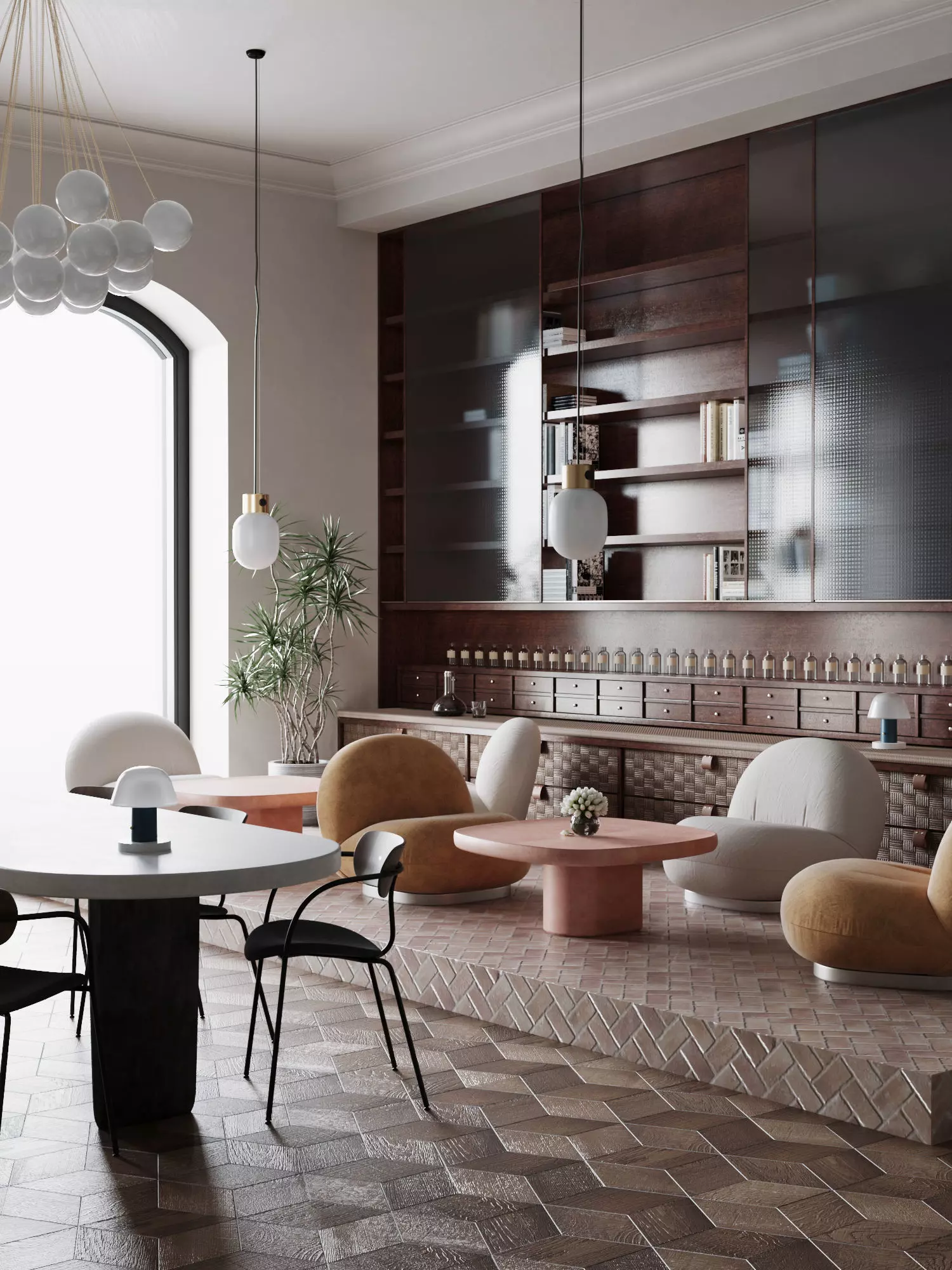 Commercial space 3D model_0