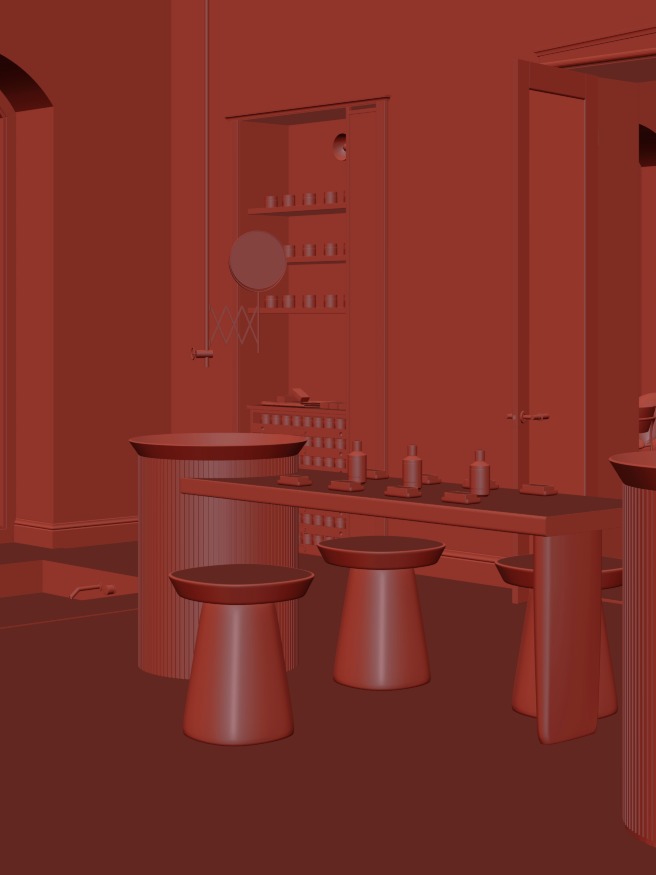 Commercial space 3D model_16