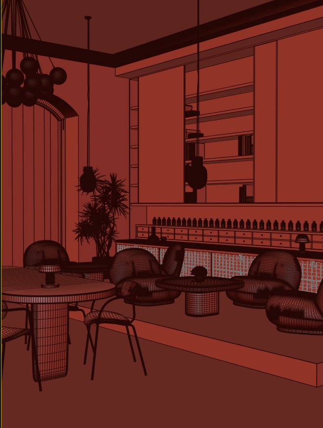 Commercial space 3D model_10