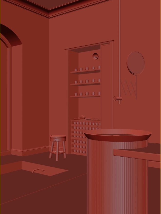 Commercial space 3D model_14