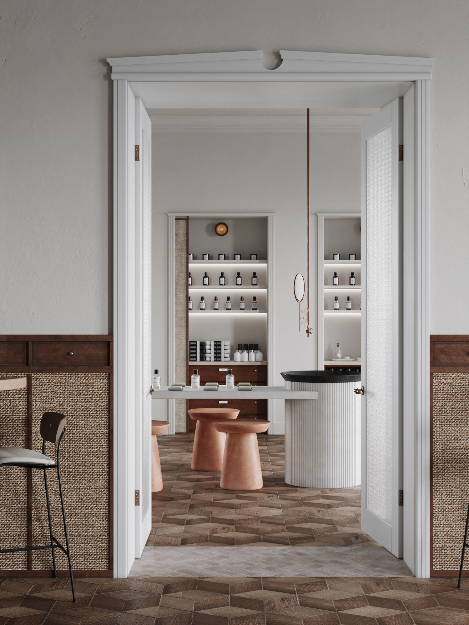 Commercial space 3D model_2