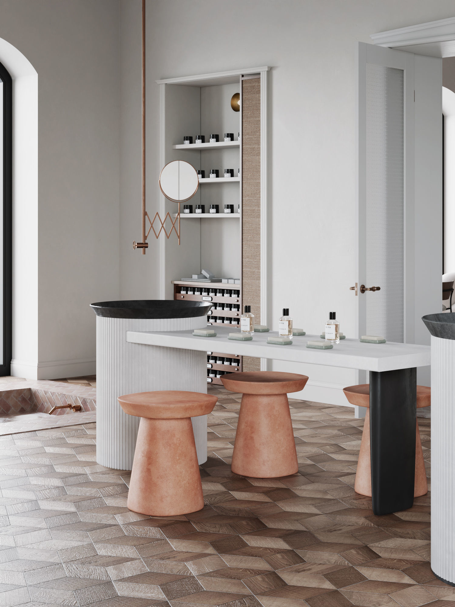 Commercial space 3D model_1