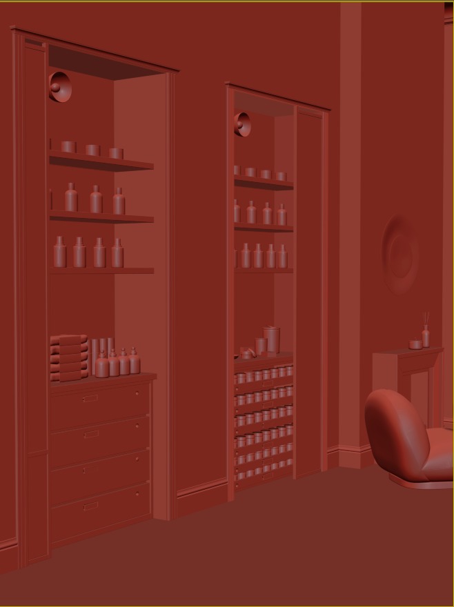 Commercial space 3D model_15