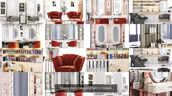 Beauty Salon Designing Set2