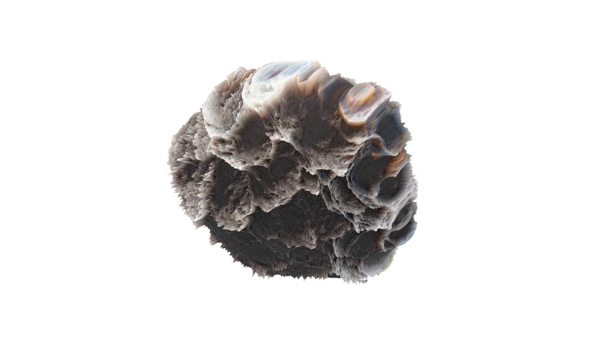 Meteorite 3D model_8