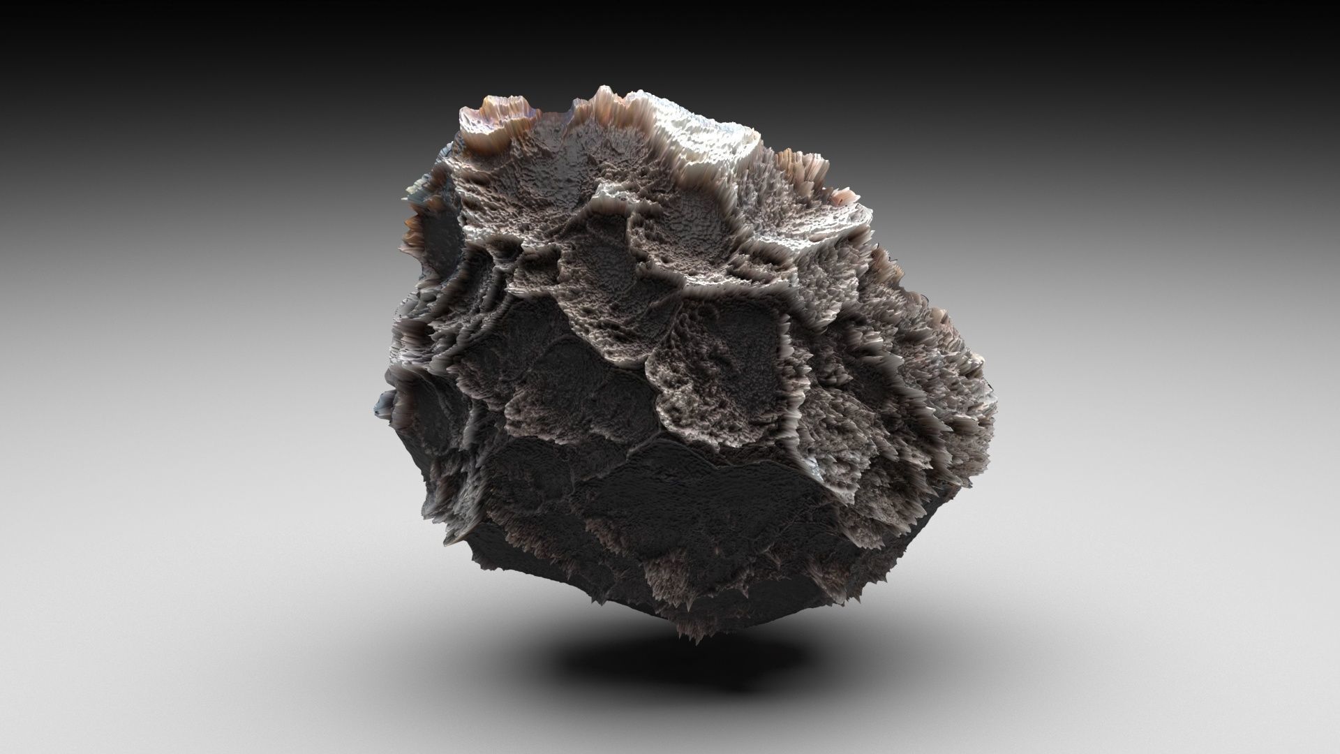 Meteorite 3D model_2
