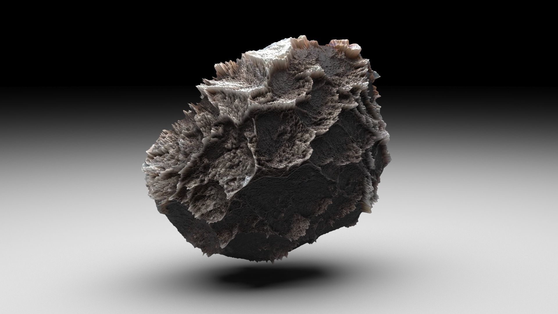 Meteorite 3D model_3
