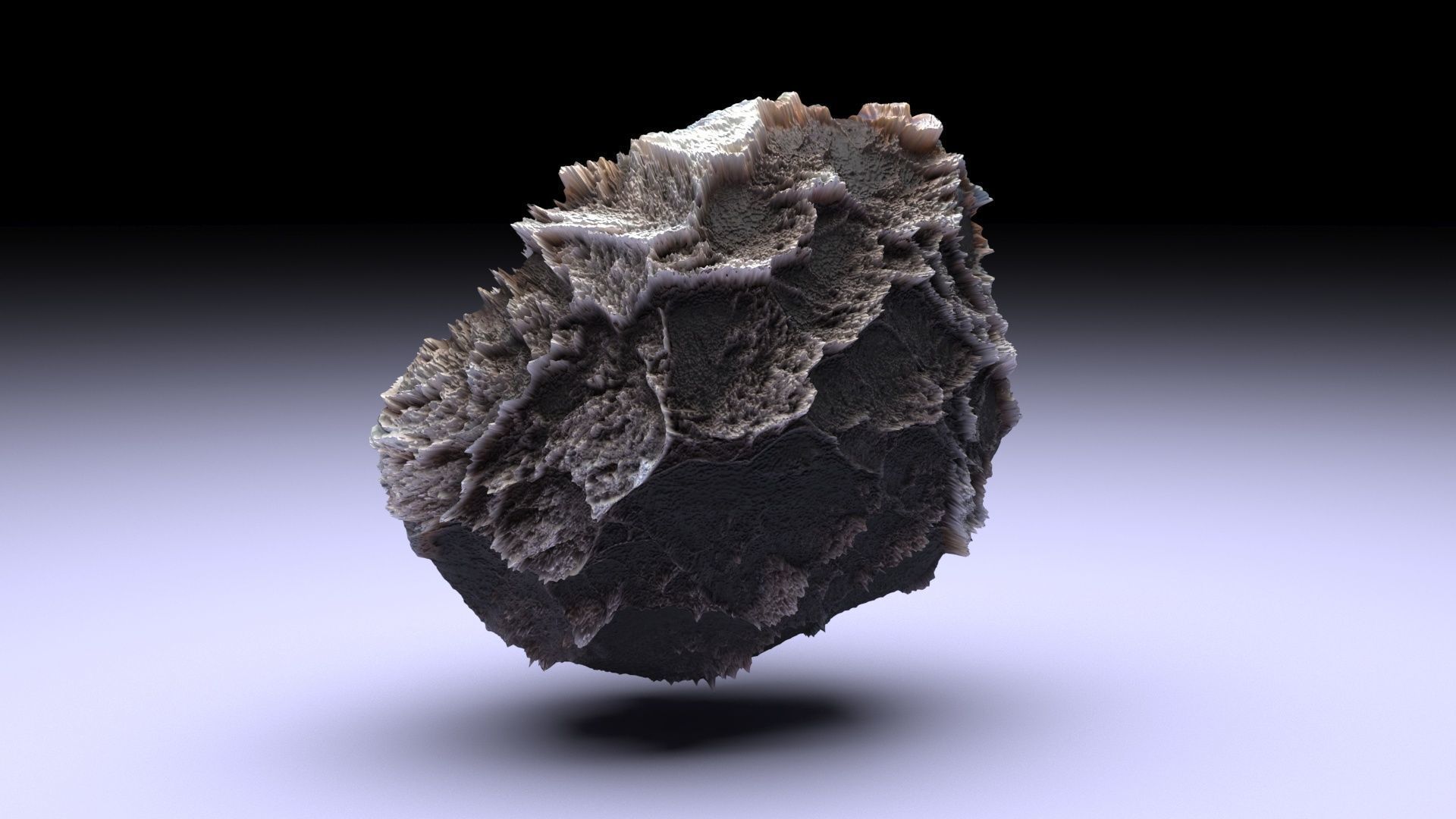 Meteorite 3D model_4