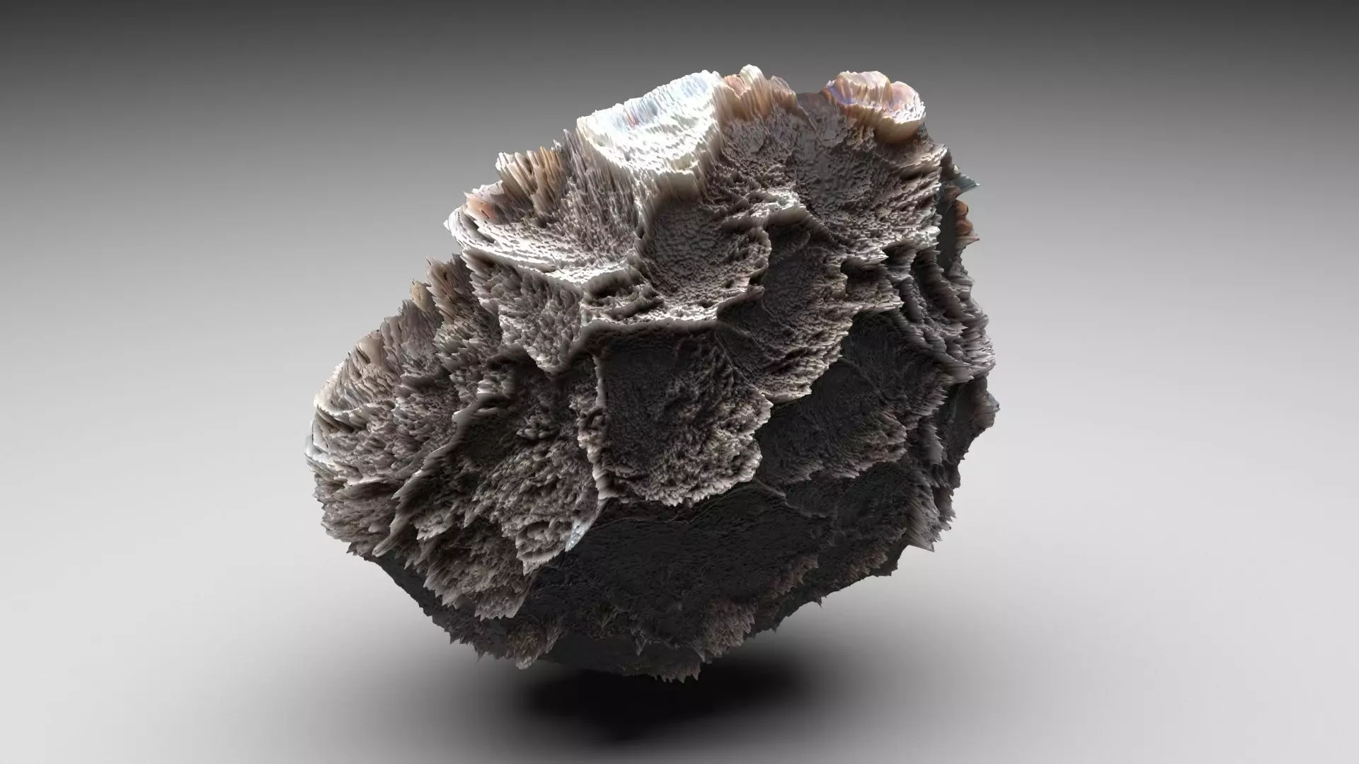 Meteorite 3D model_0