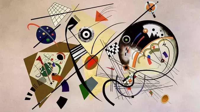 Transverse Line by Wassily Kandinsky
