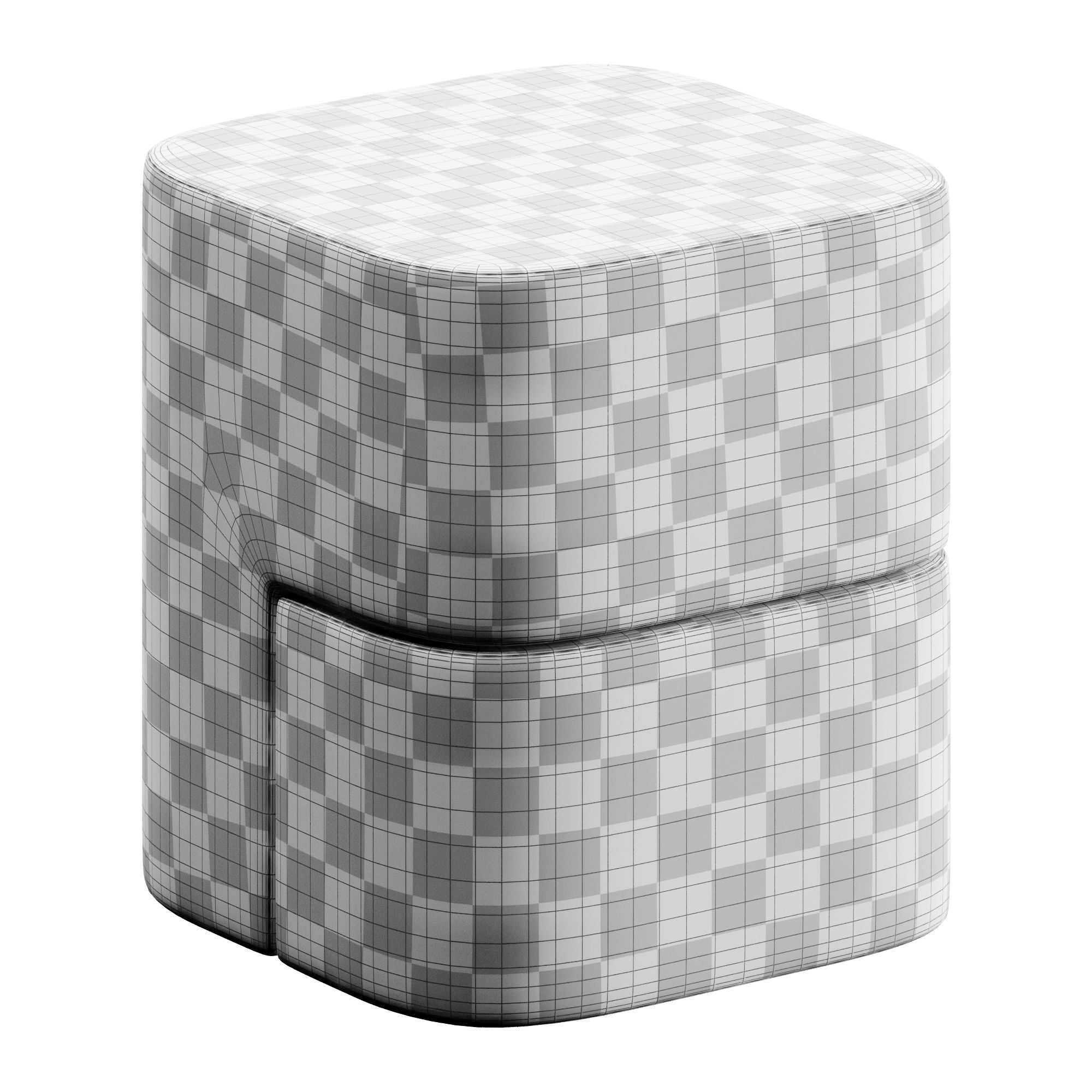 Carpanese Home ROCHA Pouf 3D model_3