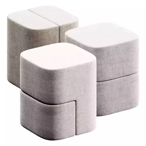 Carpanese Home ROCHA Pouf 3D model