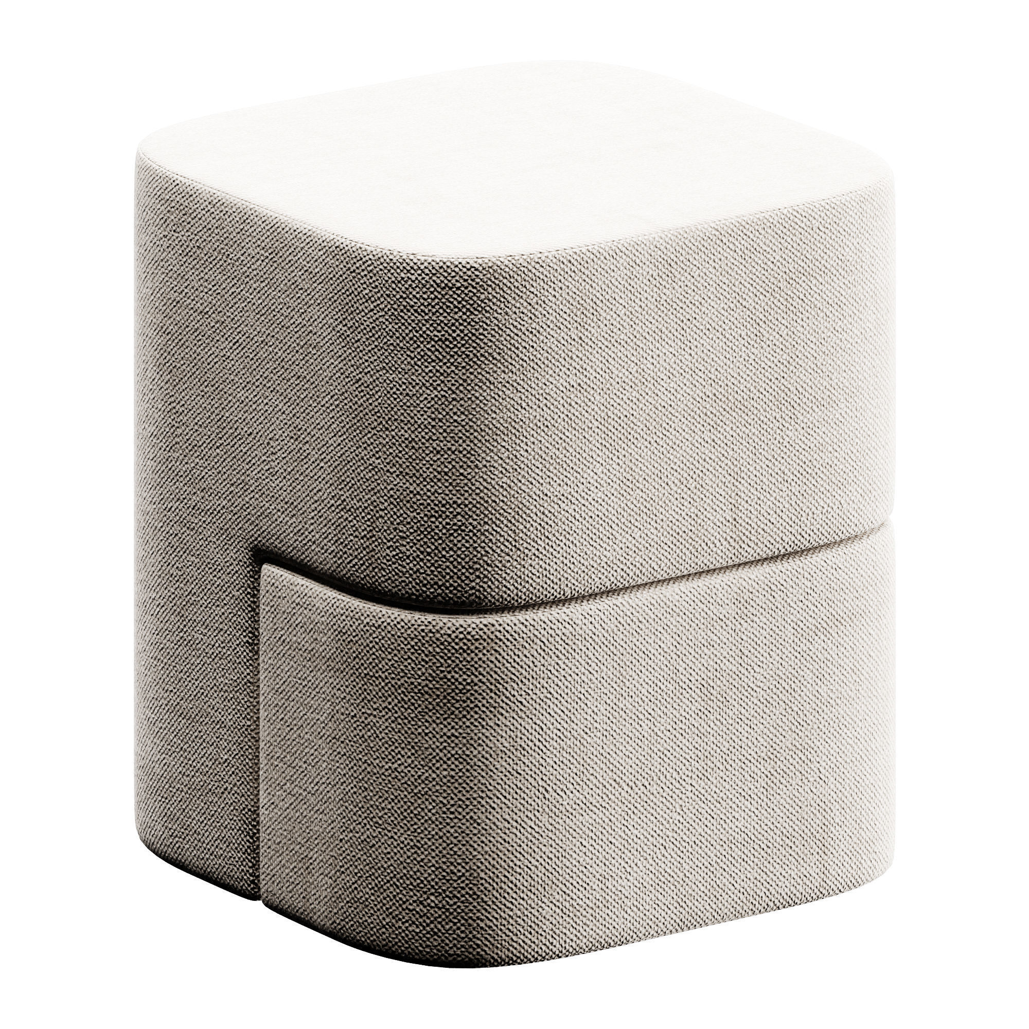 Carpanese Home ROCHA Pouf 3D model_2