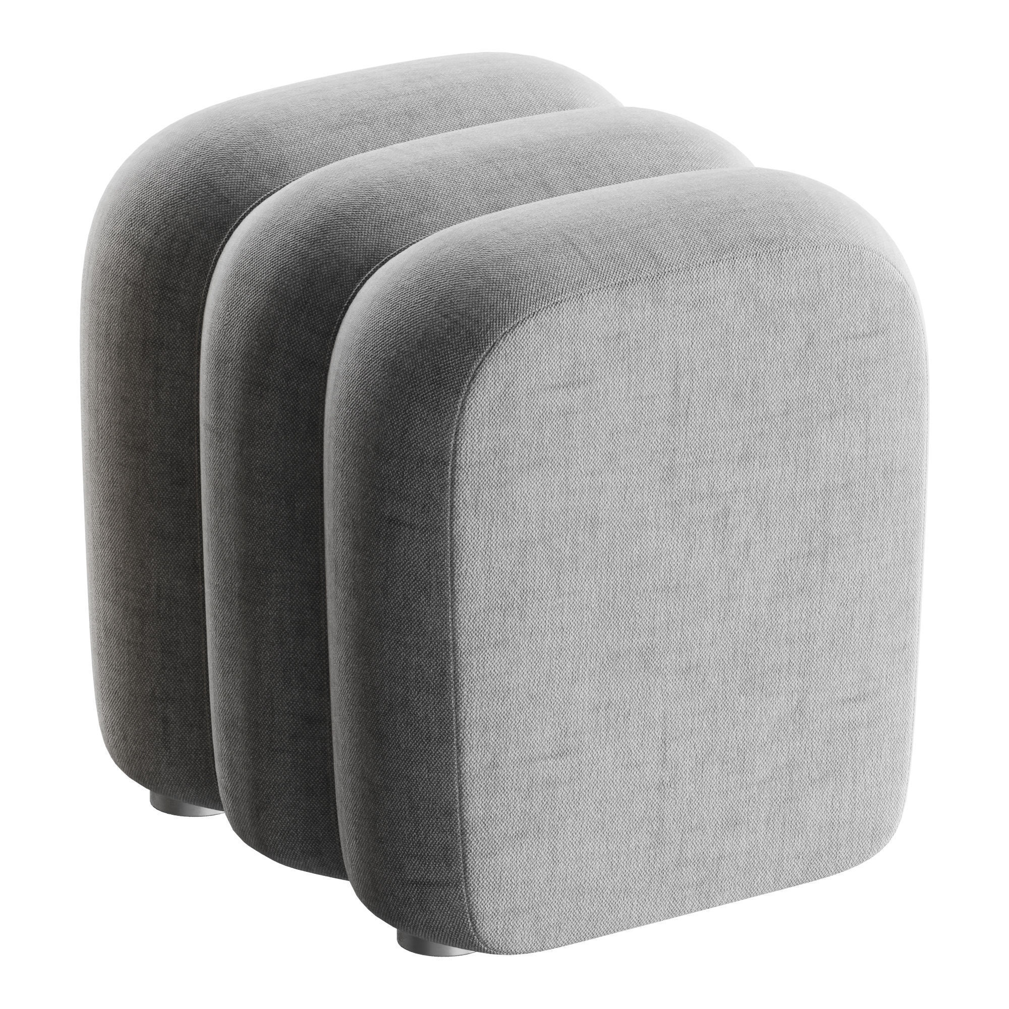 NORR11 STUDIO Pouf 3D model_1