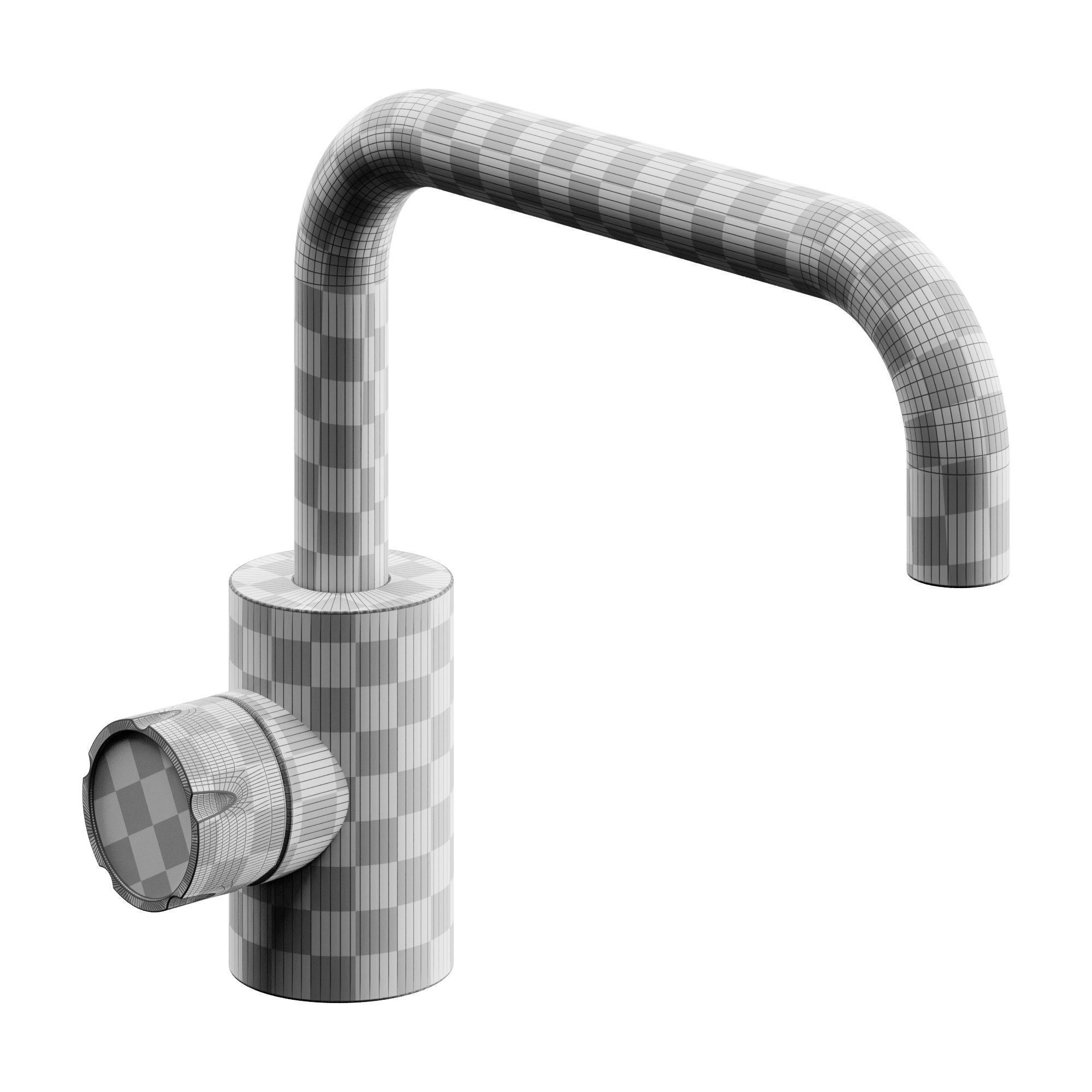 MINA SYNTH Mixer 3D model_2