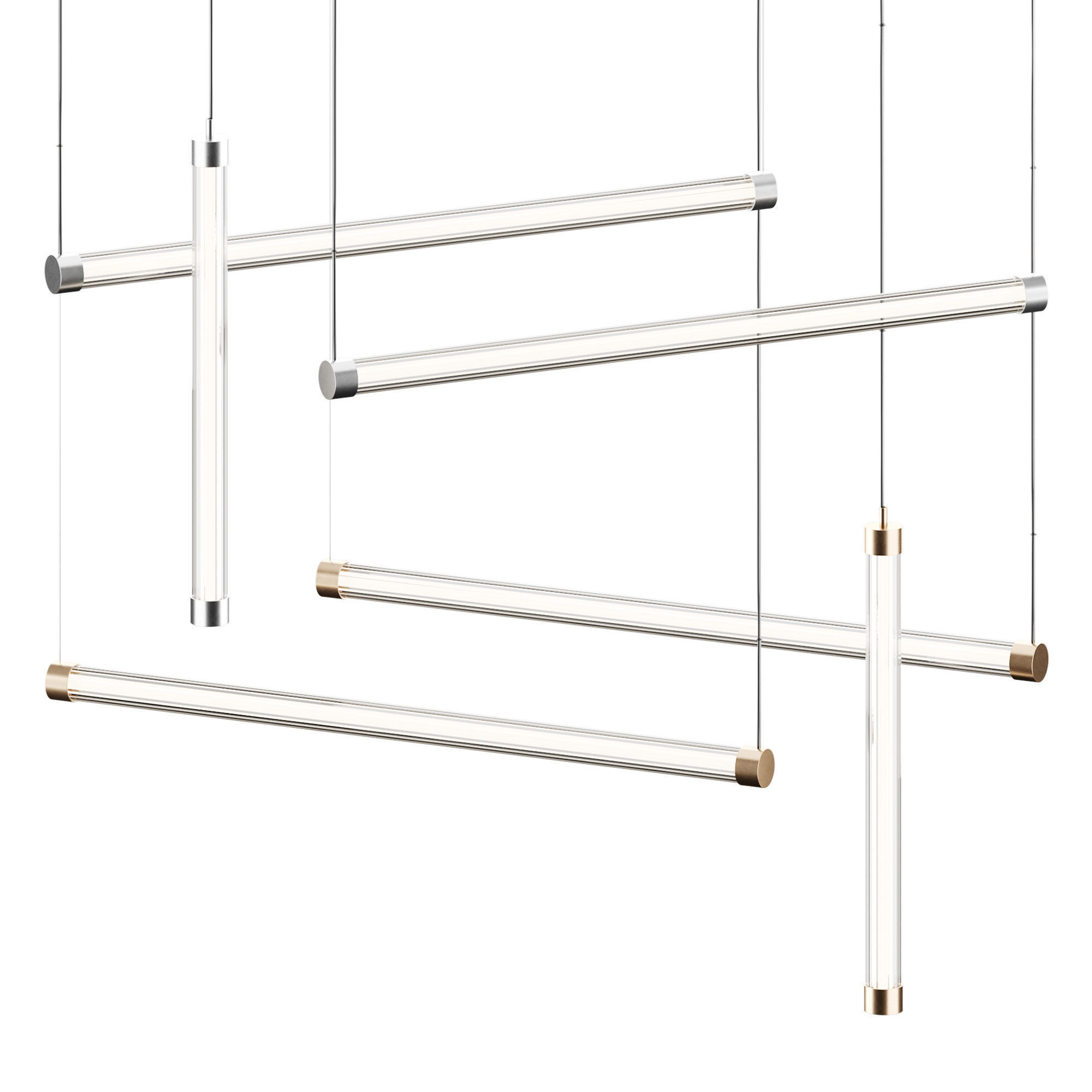 Euroluce Lampadari TRAMA Pendant light 3D model_3