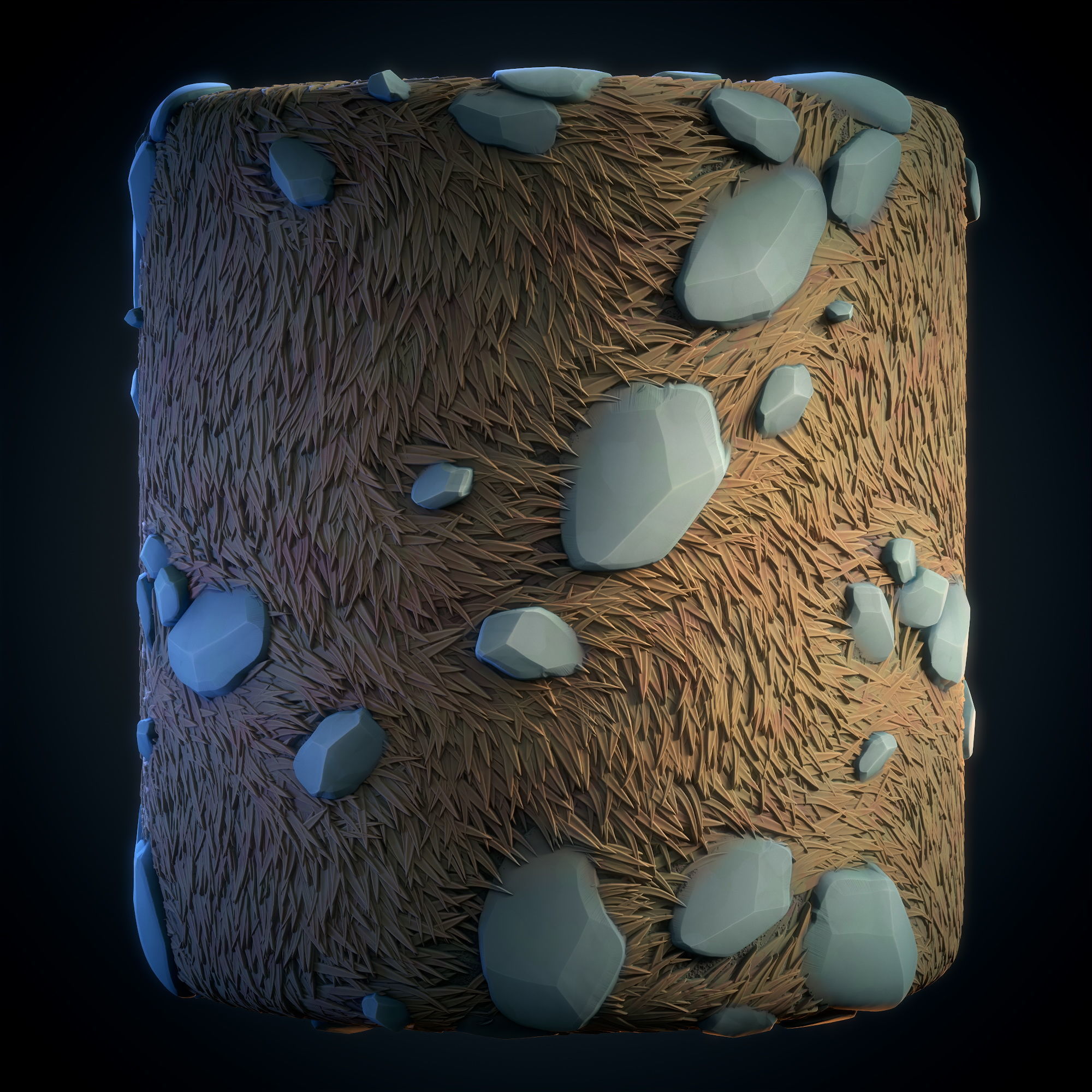 Grass green plain Anime Stylized - VOL 02 - SBsar - Maps Texture_1