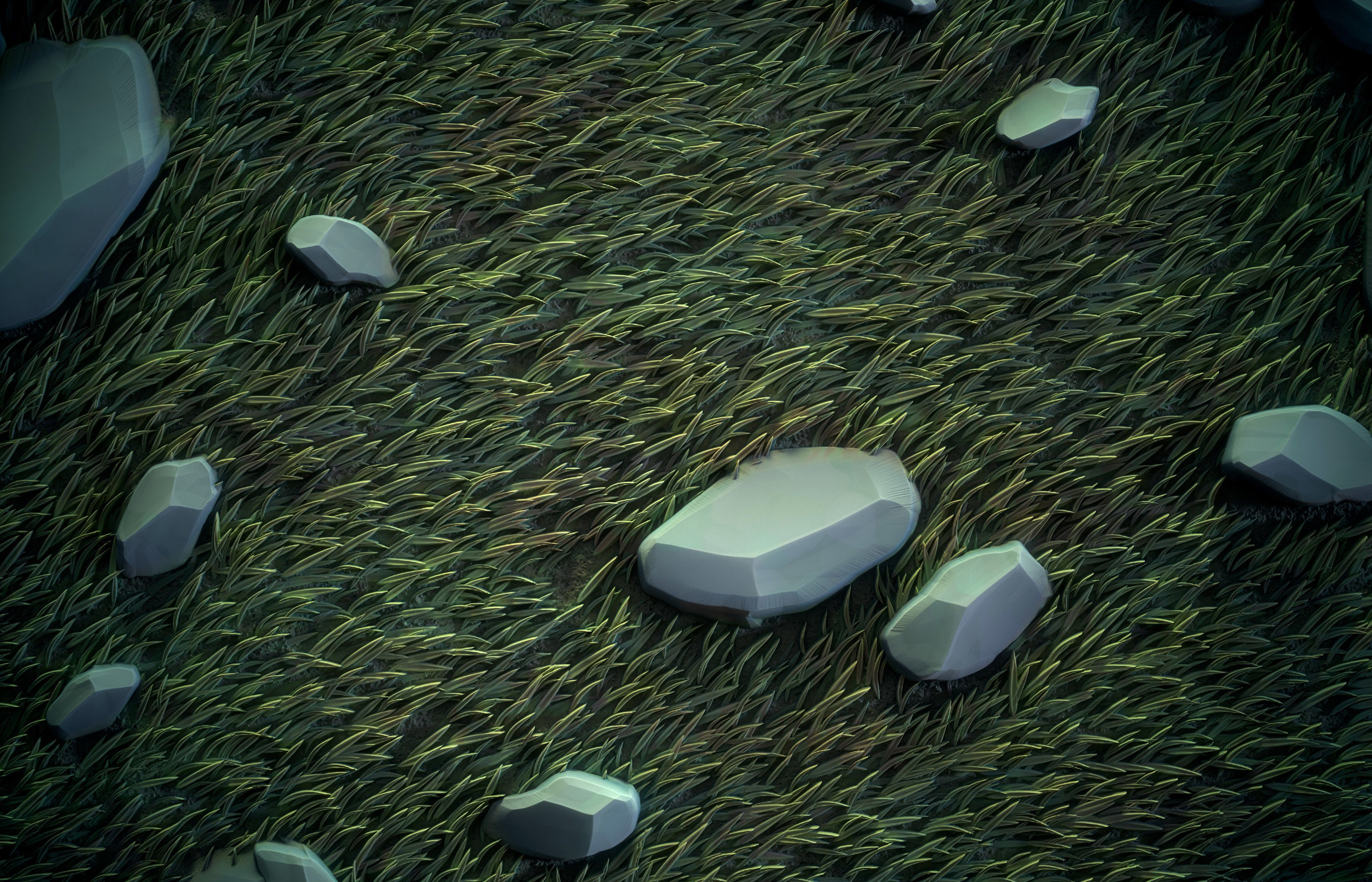 Grass green plain Anime Stylized - VOL 02 - SBsar - Maps Texture_7