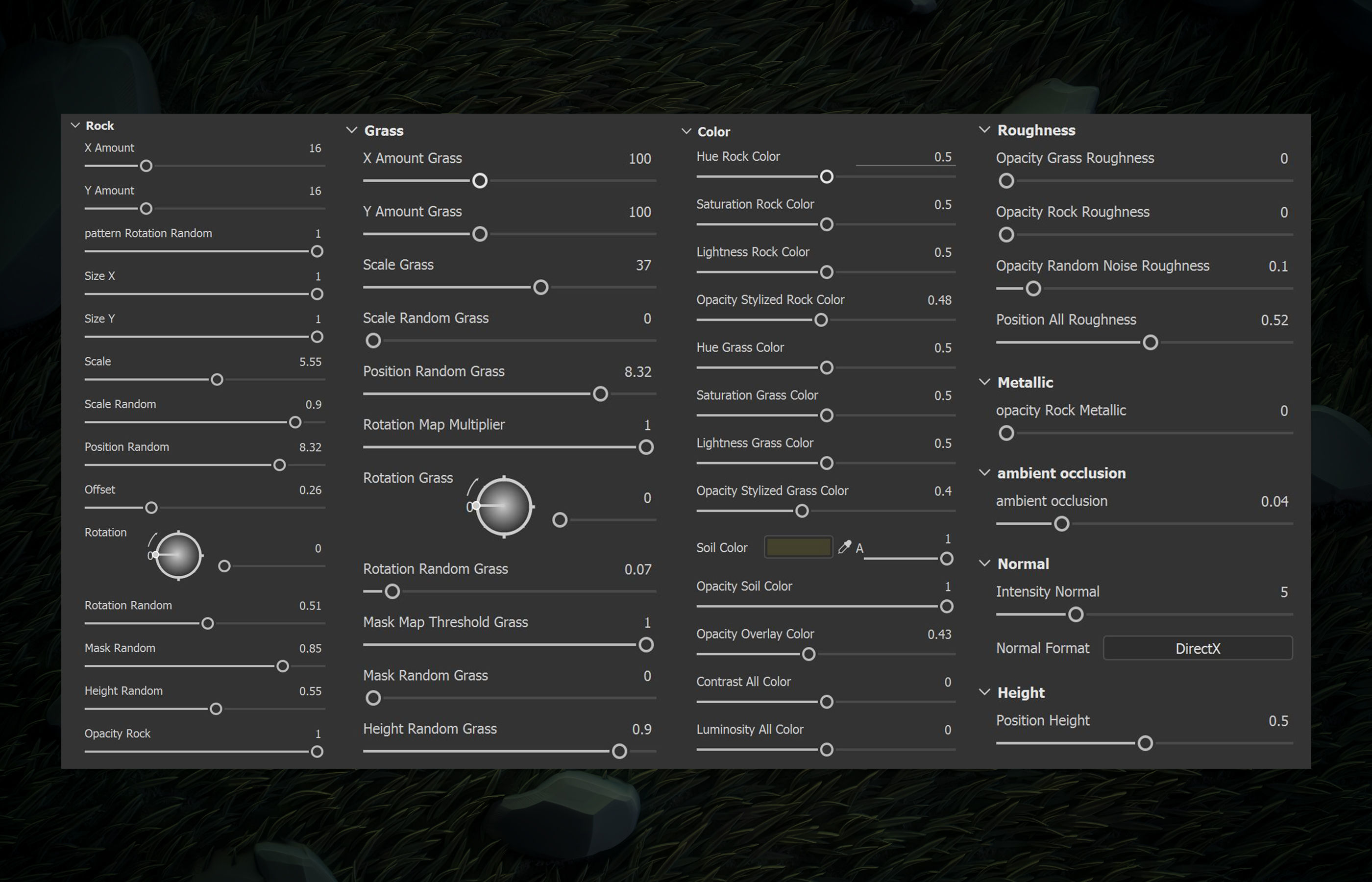 Grass green plain Anime Stylized - VOL 02 - SBsar - Maps Texture_4