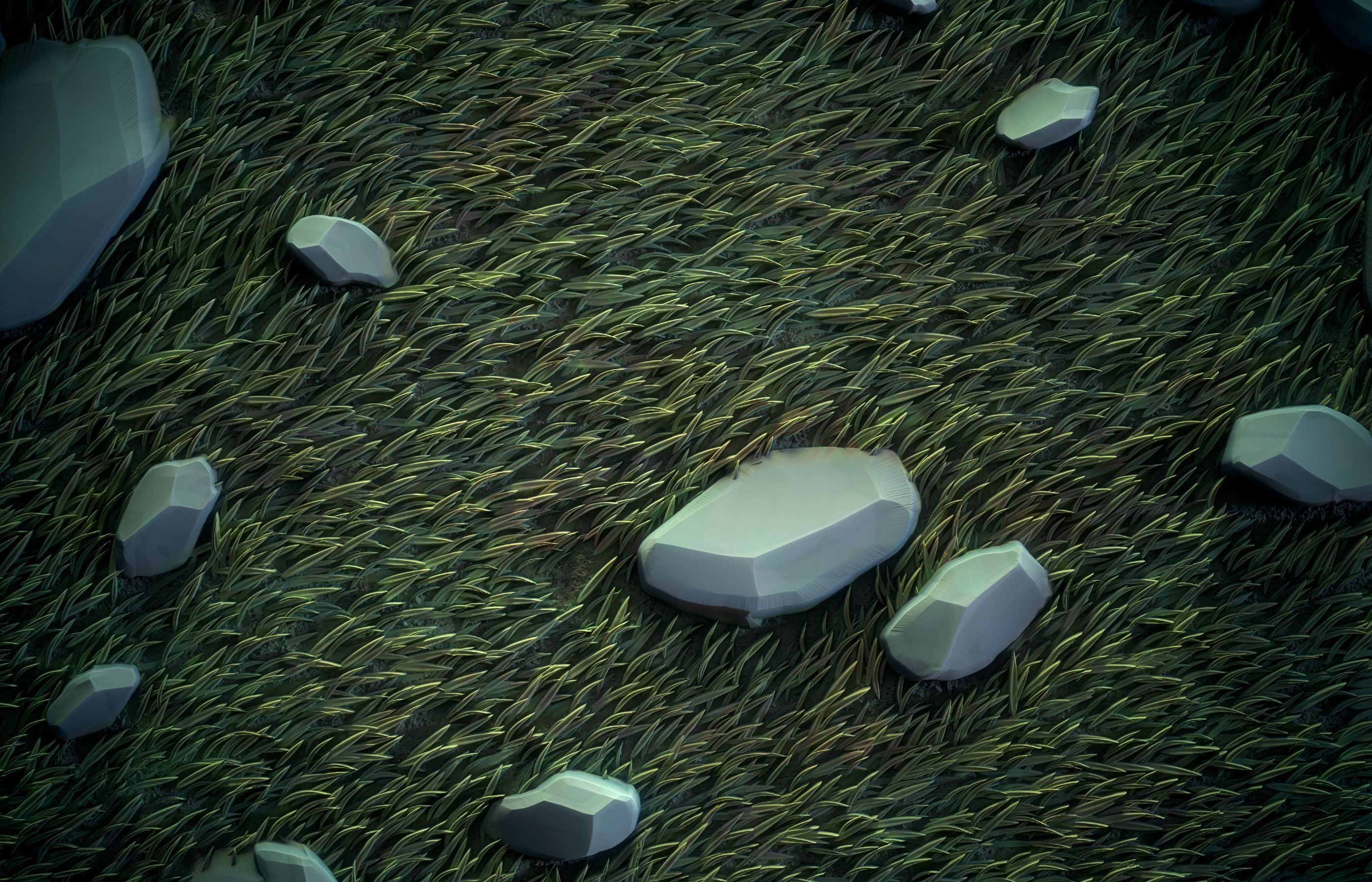 Grass green plain Anime Stylized - VOL 02 - SBsar - Maps Texture_9