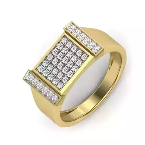 Women Diamond Ring 3dm STL  Render Details - PR-311 DIA