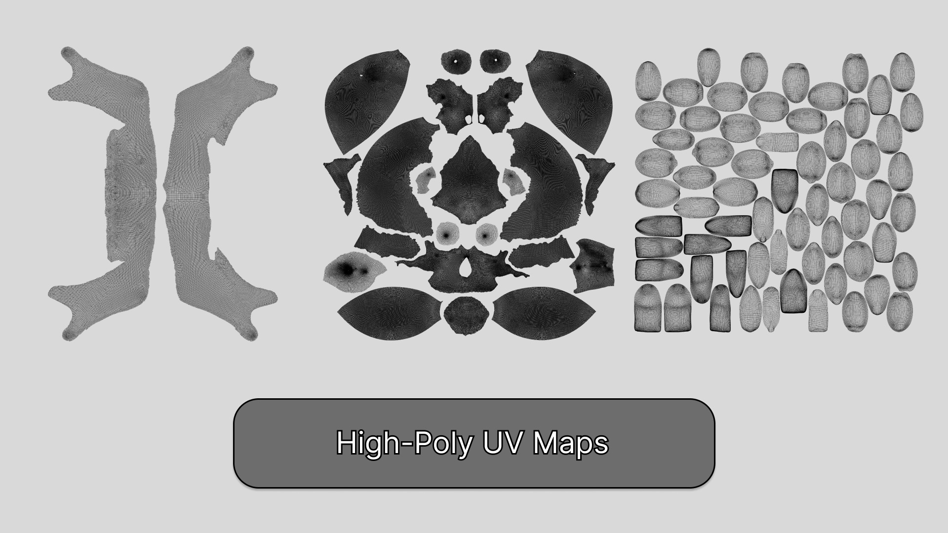 Realistic Human Skull High Poly and Low Poly Versions 3D model_21