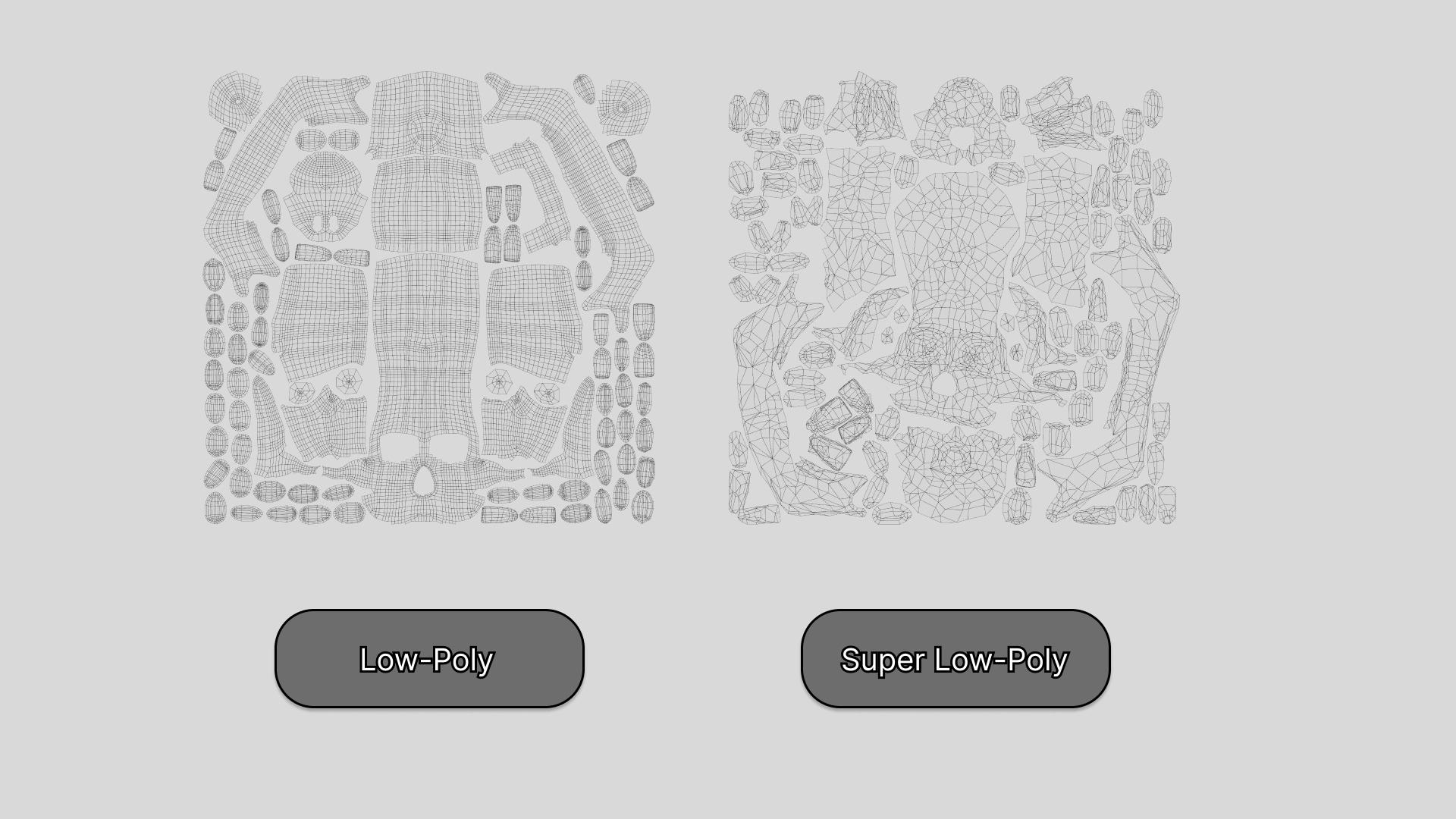 Realistic Human Skull High Poly and Low Poly Versions 3D model_23