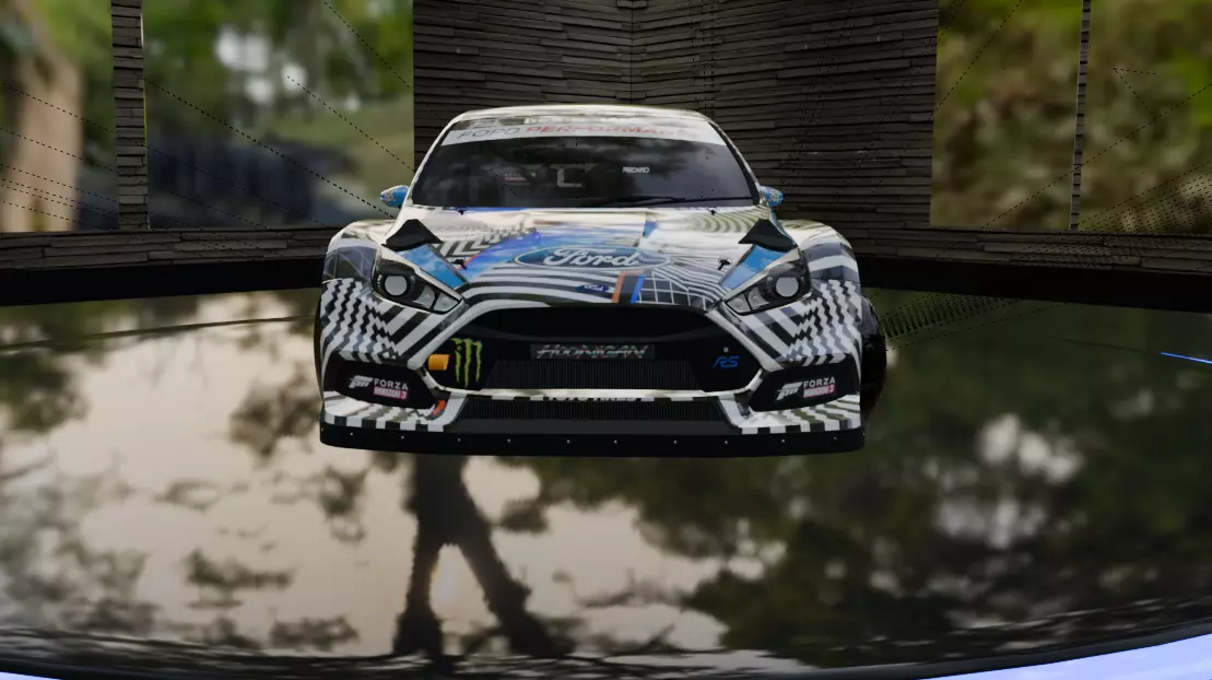 Honigan Ford Focus Low-poly 3D model