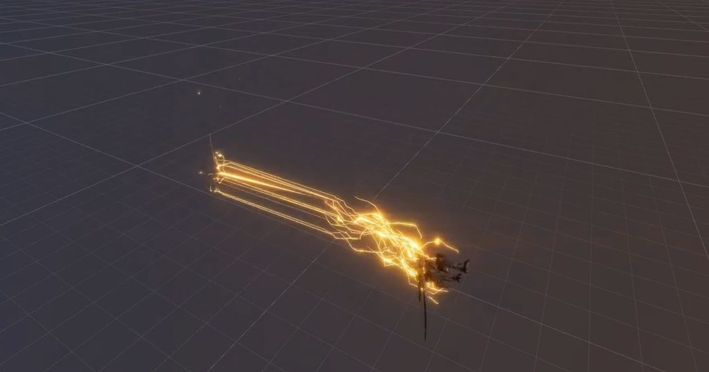 Unity VFX Graph - Lightning Trail 3D model_5