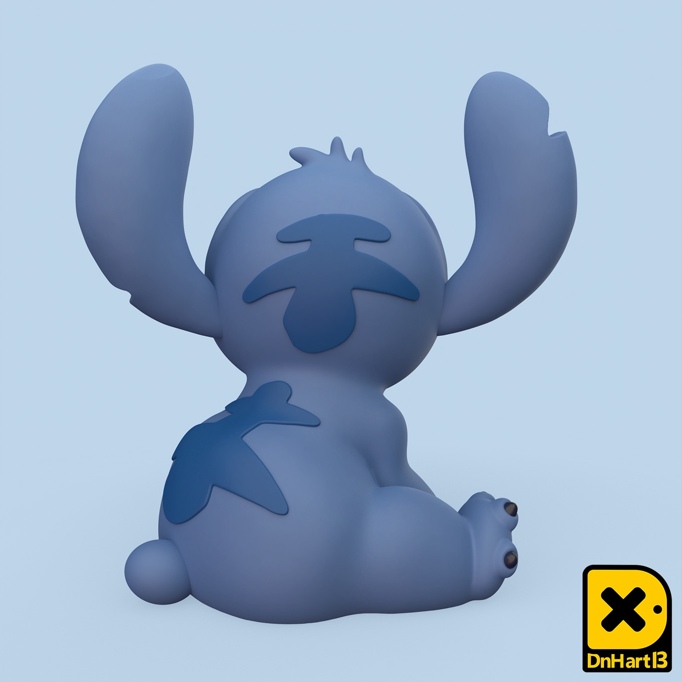 MiniPrint 013 Stitch 2 pose 3D print model_2