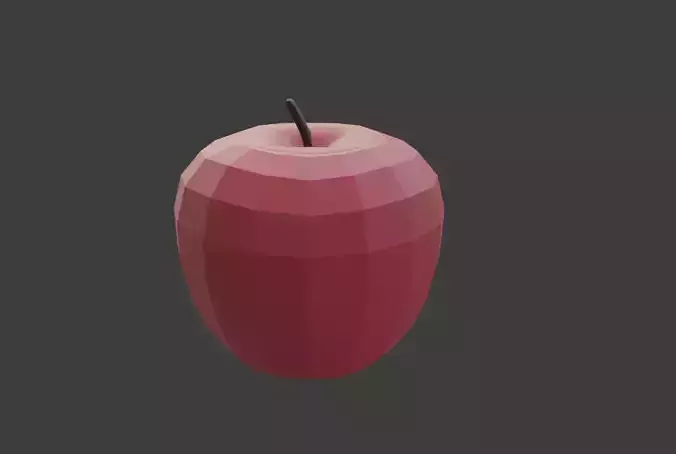 lowpoly apples