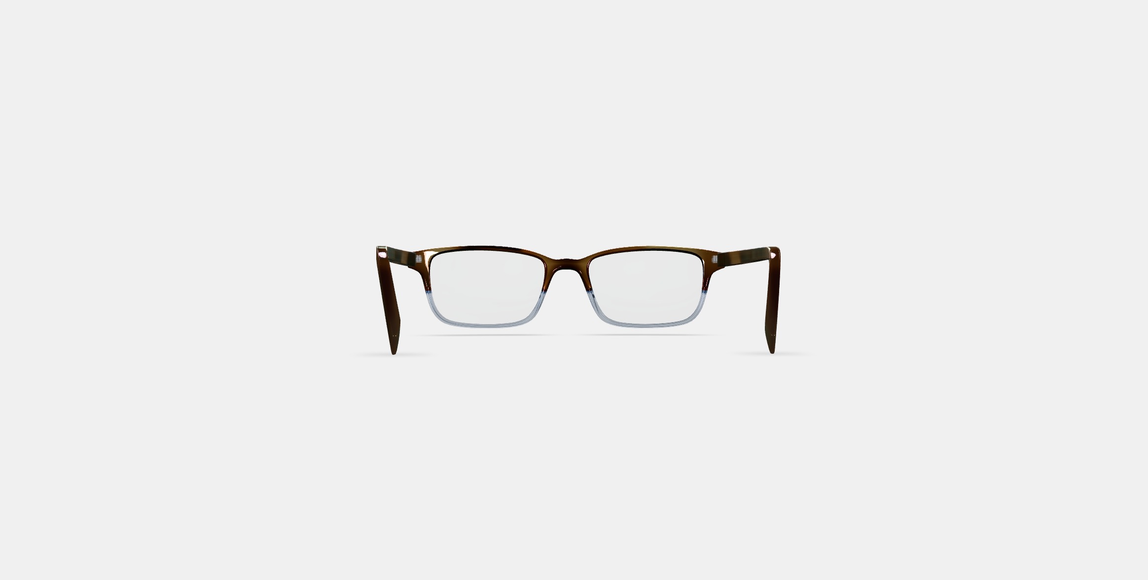 Wilkie Low Bridge Fit Eyeglasses in Eastern Bluebird Fade Low-poly 3D model_14