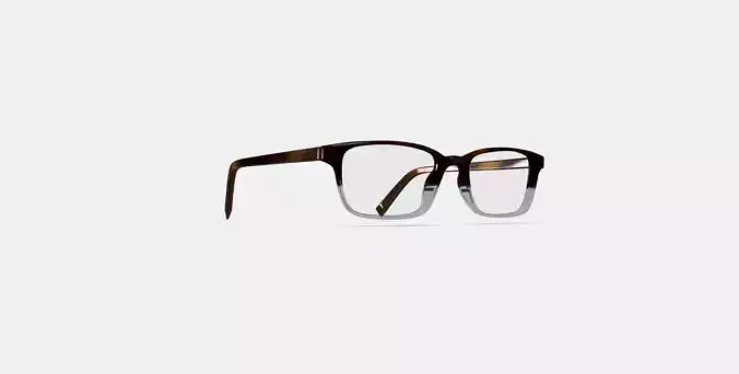 Wilkie Low Bridge Fit Eyeglasses in Eastern Bluebird Fade