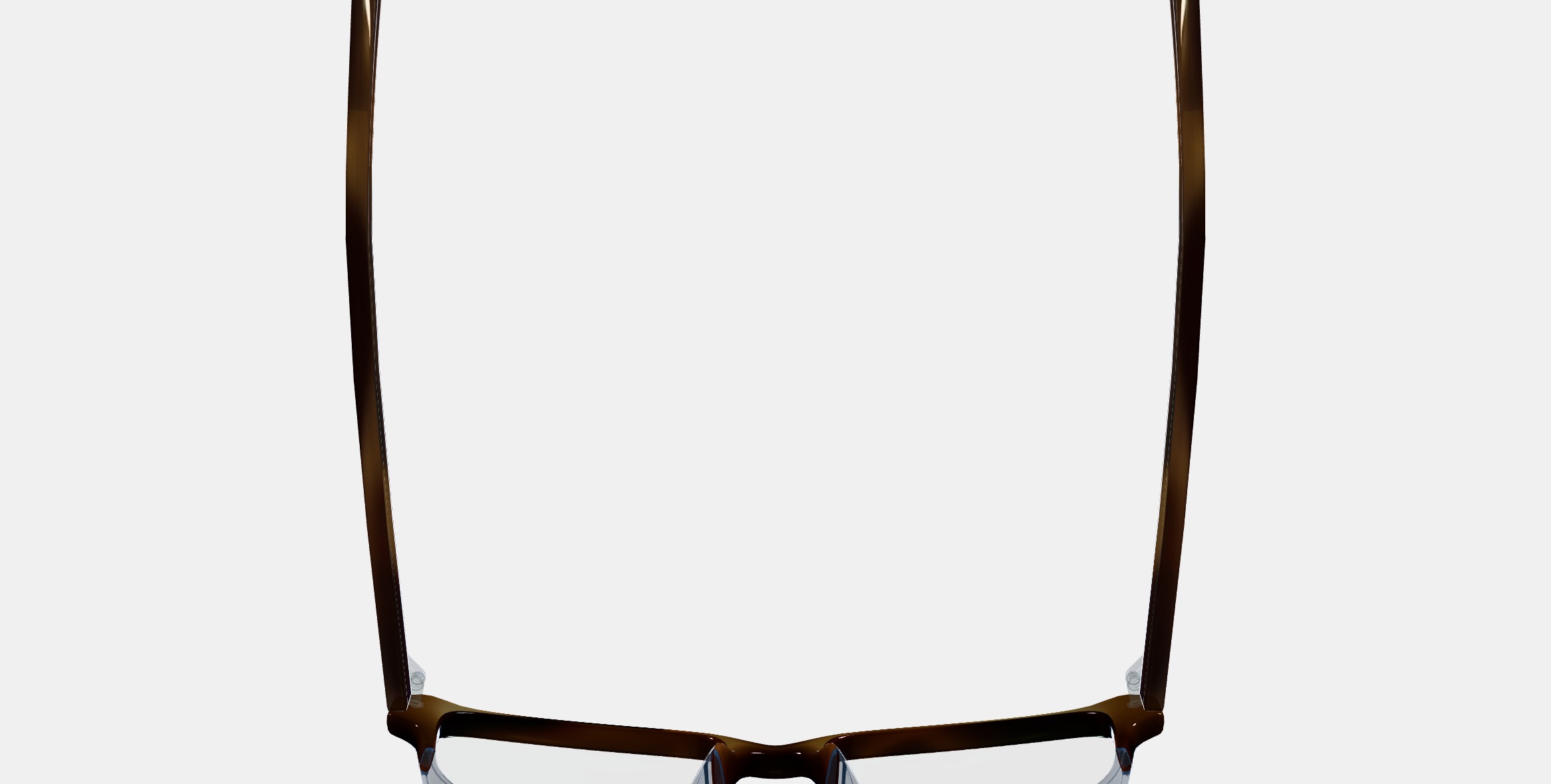 Wilkie Low Bridge Fit Eyeglasses in Eastern Bluebird Fade Low-poly 3D model_8