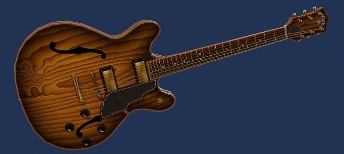 Kilta Guitar Low-poly 3D model