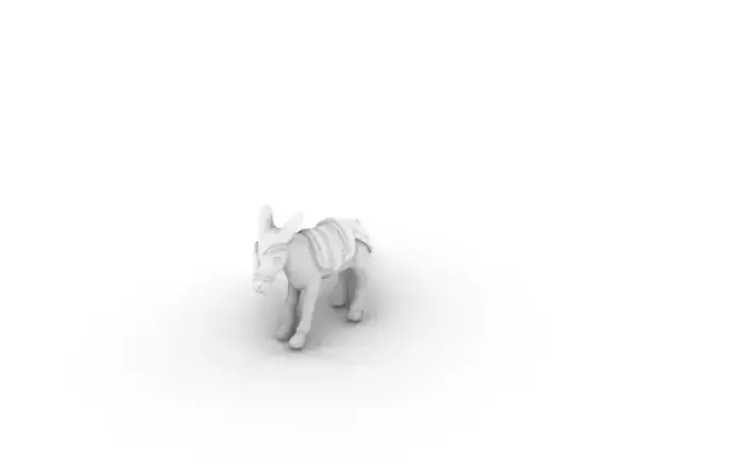 Donkey 3D model