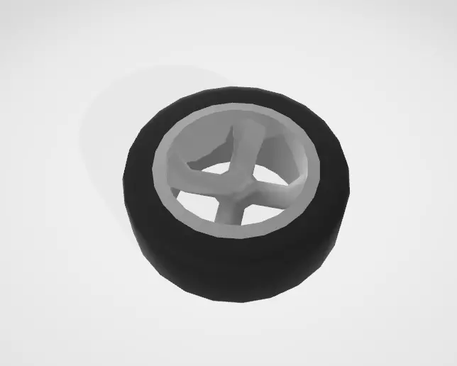 Wheel03 Free 3D model_0