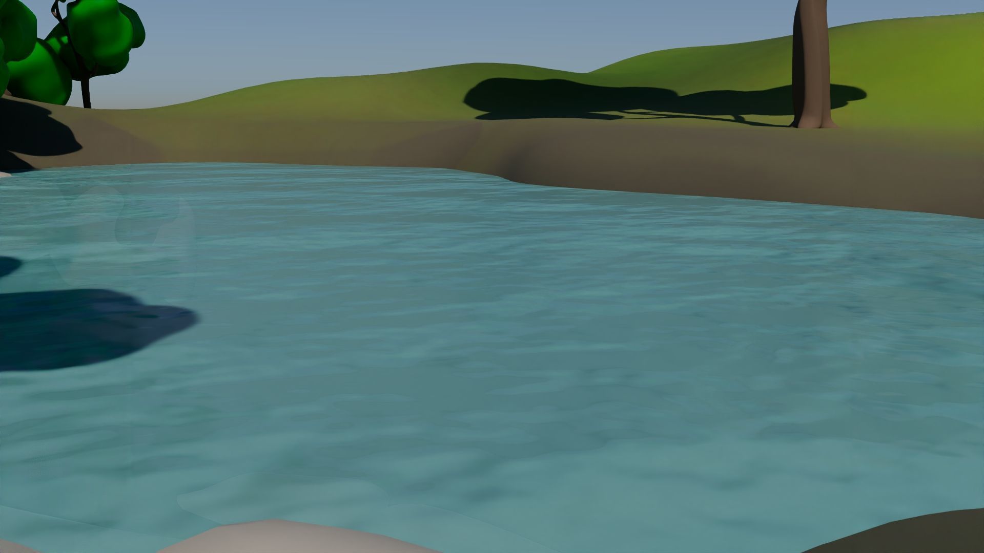 3D Lowpoly scene 3D model_1