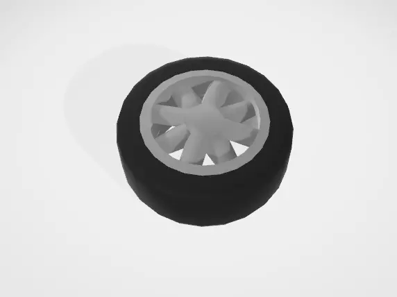 Wheel 04 Free 3D model_0
