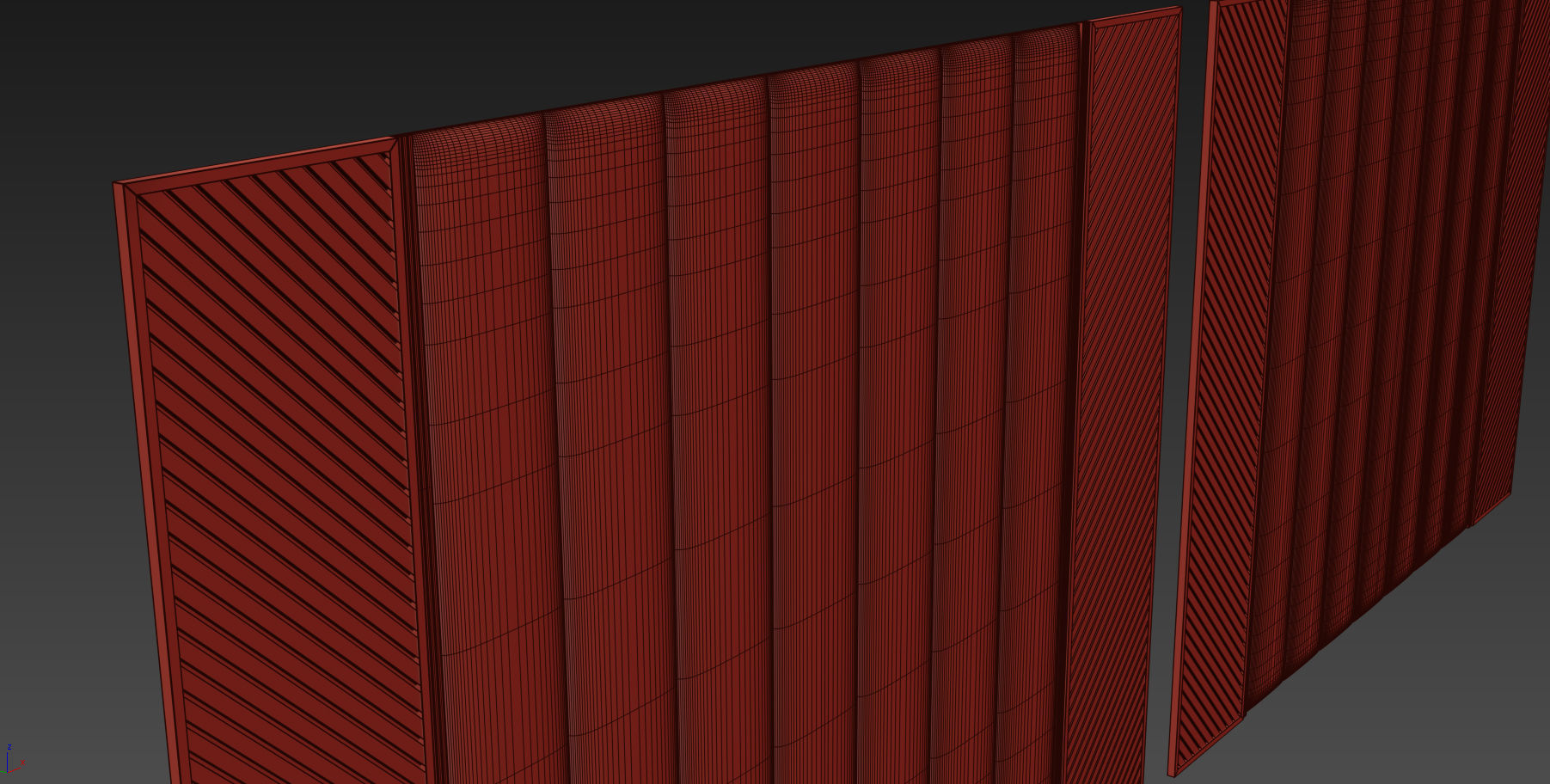 Decorative V10 Wall Panels 3D model_10