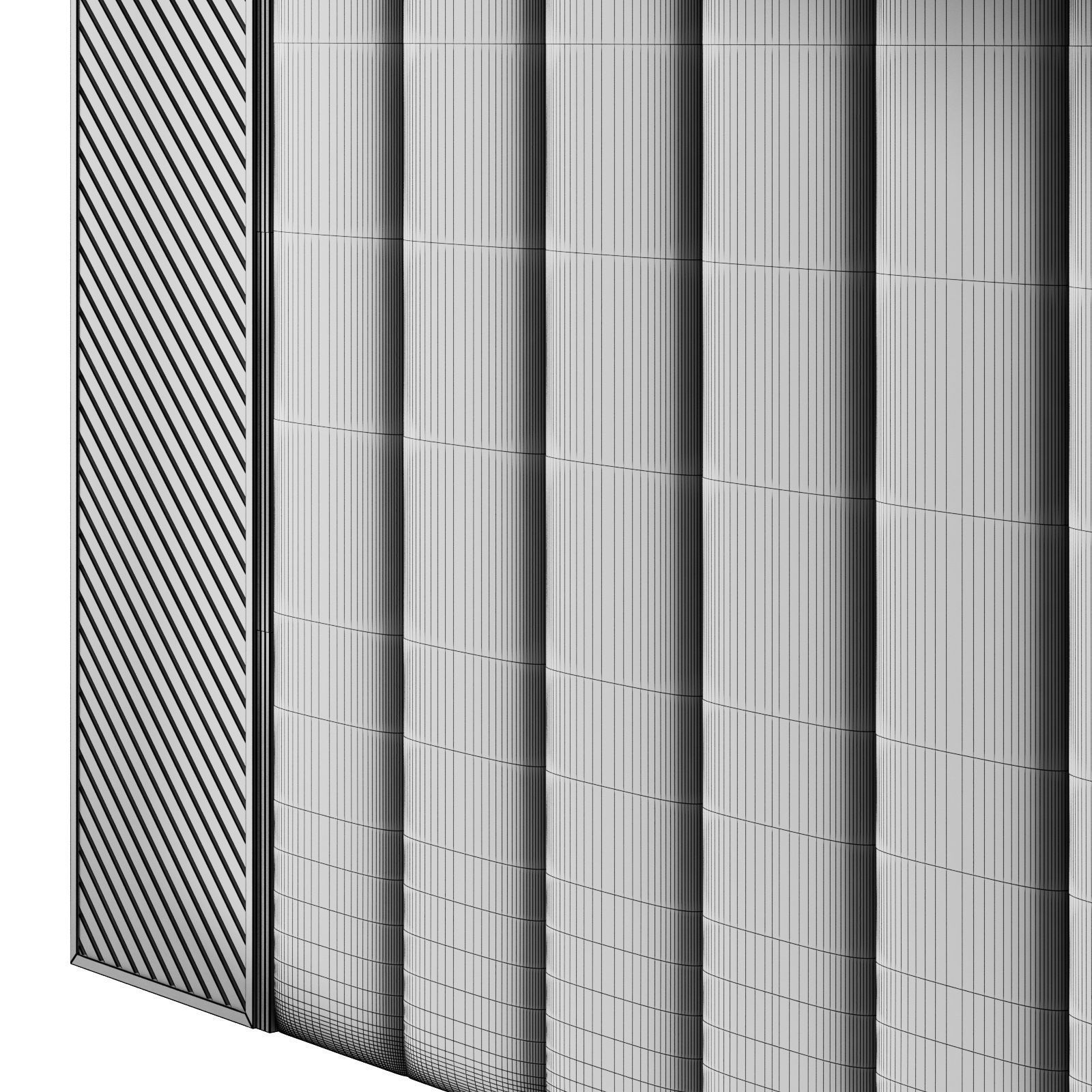 Decorative V10 Wall Panels 3D model_4