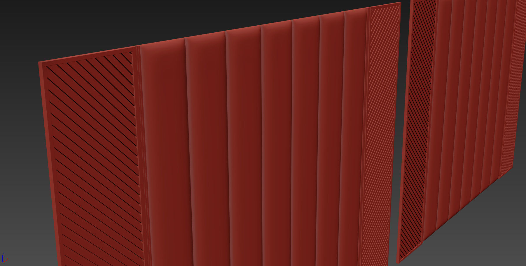 Decorative V10 Wall Panels 3D model_9