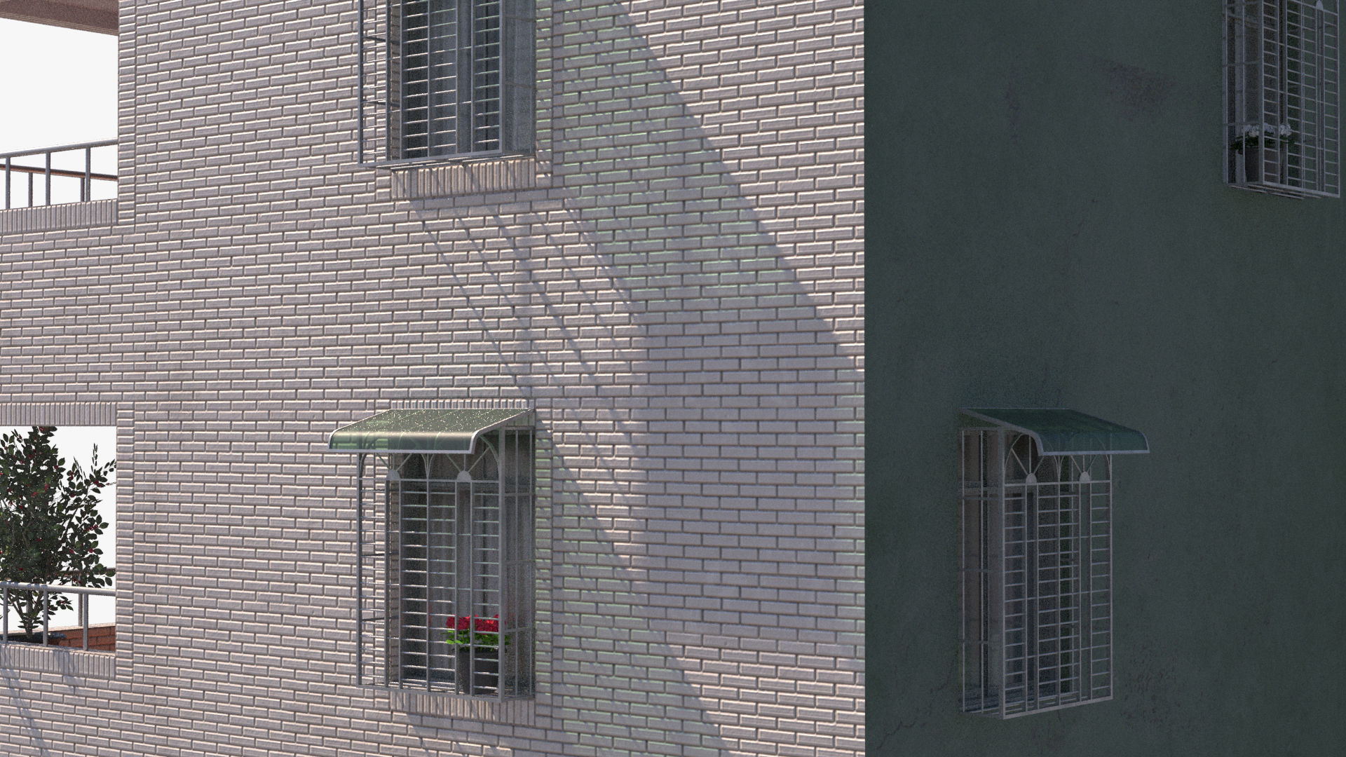 Taiwanese Building 13 Low-poly 3D model_12