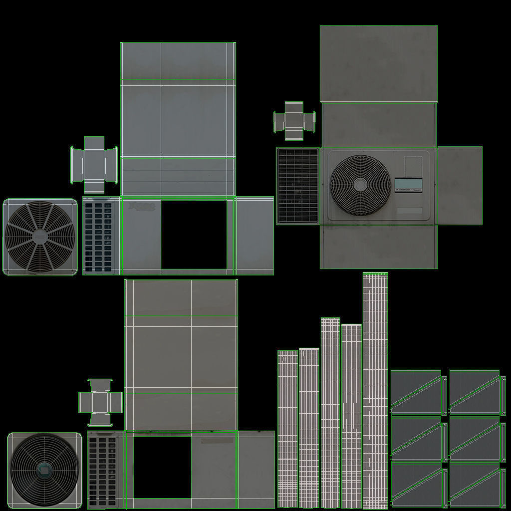 Taiwanese Building 13 Low-poly 3D model_31