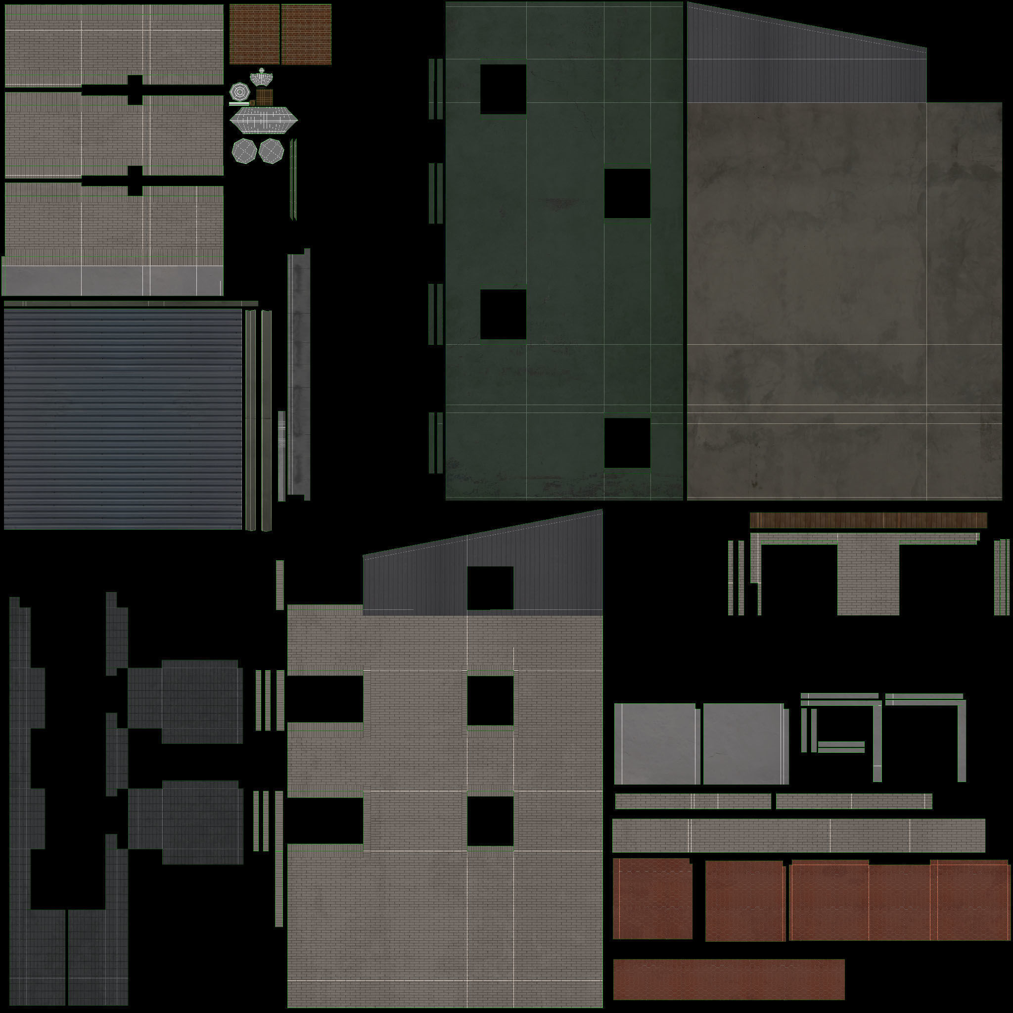 Taiwanese Building 13 Low-poly 3D model_26